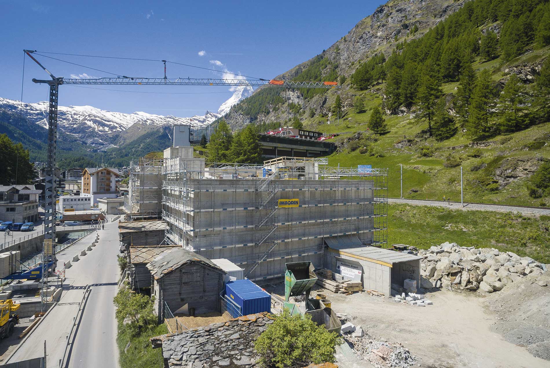 Erweiterungsbau Parkhaus Imboden Zermatt